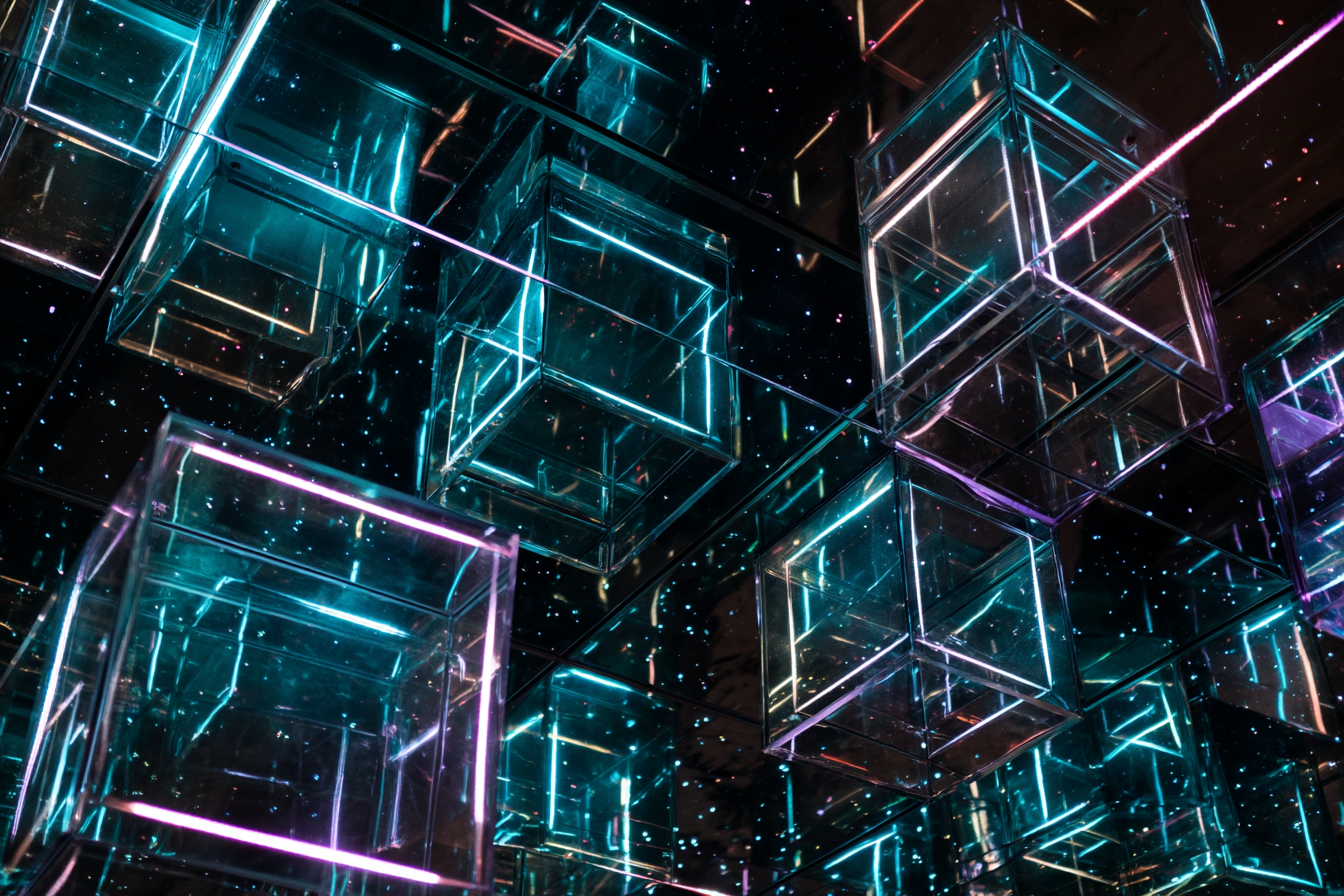 AI data processing visualization